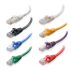 Cable Matters 8-Color Combo Cat5e Snagless Gigabit Ethernet Patch Cable