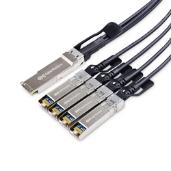 Cable Matters QSFP+ 40GBASE-CR4 to 4X SFP+ Passive DAC Twinax Breakout Cable