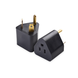 Cable Matters 2-Pack 30 Amp Male to 15 Amp Female RV Adapter(NEMA TT-30P to 5-15R)