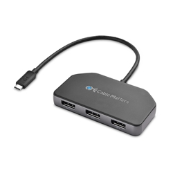 Cable Matters USB-C® to MST Hub with Triple DisplayPort™ & PD