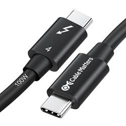 Cable Matters [Intel Certified] Thunderbolt 4 USB-C Cable Supporting 240W Charging