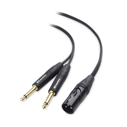 Cable Matters Male XLR to Dual 1/4