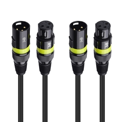 Cable Matters (2-Pack) 3 Pin DMX Lighting Cable