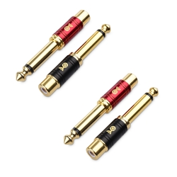 Cable Matters 4-Pack RCA Female to 1/4