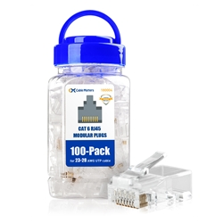 Cable Matters 100-Pack Cat6 RJ45 Modular Plugs