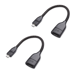 Cable Matters 2-Pack 8K Micro HDMI® to HDMI® Adapter
