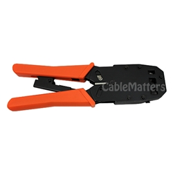 Cable Matters Deluxe Multi-Modular Plug Crimps Strips and Tool Cutter with Ratchet