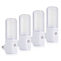 Cable Matters (4-Pack) LED Night Light with Smart Sensor