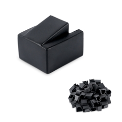 Cable Matters 50-Pack RJ45 Cable Dust Covers in Black