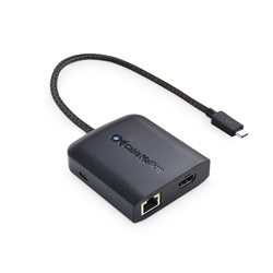 Cable Matters USB-C Multiport Adapter with 8K HDMI, 2x USB 3.0, Gigabit Ethernet, and Power Delivery