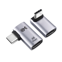 Cable Matters Combo-Pack, 40Gbps USB-C Right Angle Adapter