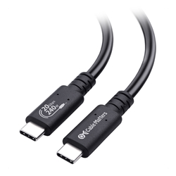 Cable Matters [USB-IF Certified] USB4 20Gbps Cable in Black