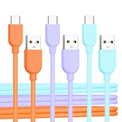 Cable Matters 3-Color Combo, Extreme Flexible USB A to USB C Cable