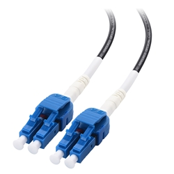 Cable Matters Armored LC to LC Duplex OS2 9/125 Single Mode Fiber Optic Patch Cable