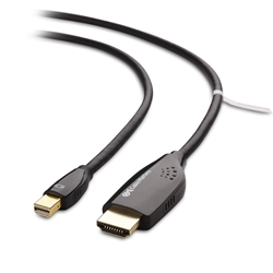 Cable Matters Mini DisplayPort to HDTV Cable in Black