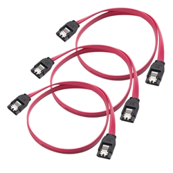 Cable Matters 3-Pack Straight SATA III Cable