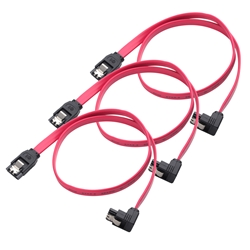 Cable Matters 3-Pack 90 Degree Right-Angle SATA III Cable