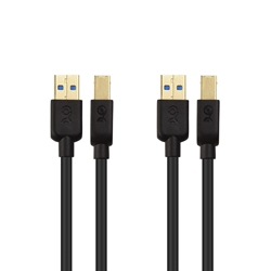 Cable Matters 2-Pack USB 3.0 A to USB-B Cable