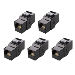 Cable Matters [UL Listed] 5-Pack Cat6 RJ45 Keystone Jack In-Line Coupler
