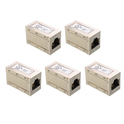 Cable Matters [UL Listed] 5-Pack RJ45 Shielded Metal Cat6 in-Line Couplers