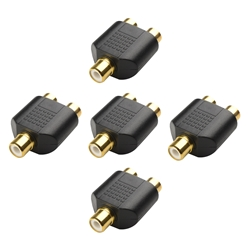 Cable Matters 5-Pack RCA Split Adapter