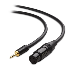 Cable Matters 3.5mm (1/8 Inch) TRS to XLR Cable (Male to Female)