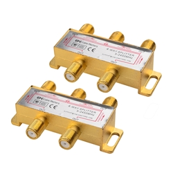 Cable Matters 2-Pack 4-Way 2.4 Ghz Coaxial Splitter