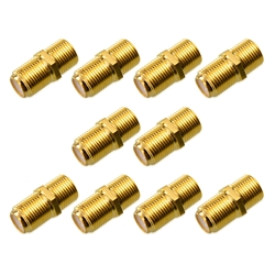 Cable Matters 10-Pack Coaxial F-Type Coupler for RG6