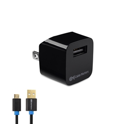 Cable Matters 1-Port USB Mini Wall Charger with Micro-USB Charging Cable