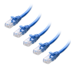 Cable Matters 5-Pack Cat6 Snagless Ethernet Patch Cable