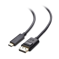8k Adaptador USB C DP Cable Matters 8k Adaptador USB C a DisplayPort Puerto Thunderbolt 3 Compatible DisplayPort 1.4 Admite una resolución de hasta 8K 