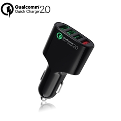 Cable Matters 54W/9.6A 4-Port USB Car Charger with Certified Qualcomm Quick Charge 2.0 Technology