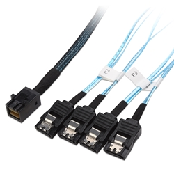 Cable Matters Internal HD Mini SAS (SFF-8643) to 4 SATA Forward Breakout Cable 3.3 Feet / 1m