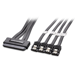 Cable Matters Internal SAS to 4x SATA Forward Breakout Cable