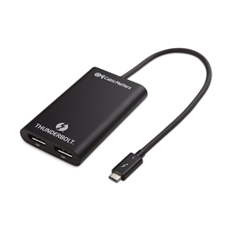 Cable Matters [Intel Certified] Thunderbolt 3 to Dual DisplayPort Adapter - 4K 60hz Ready