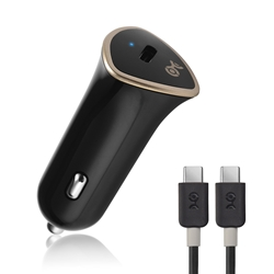 Cable Matters 15W / 3A USB-C Car Charger with a Bonus USB-C Cable in Black