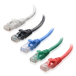 Cable Matters 5-Color Combo Cat6 Snagless Ethernet Patch Cable