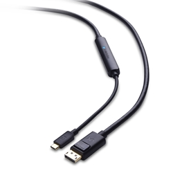 Cable Matters USB-C to DisplayPort Cable with 60W Power Delivery 6 Feet - 4K Ready