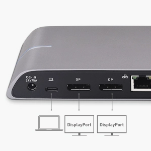 Dual DisplayPort Video from a USB-C Port
