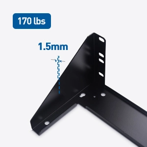 Vertical 2U Wall Mount Rack Patch Panel Bracket