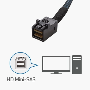 Mini-SAS to 4x SATA Reverse Breakout Cable 
