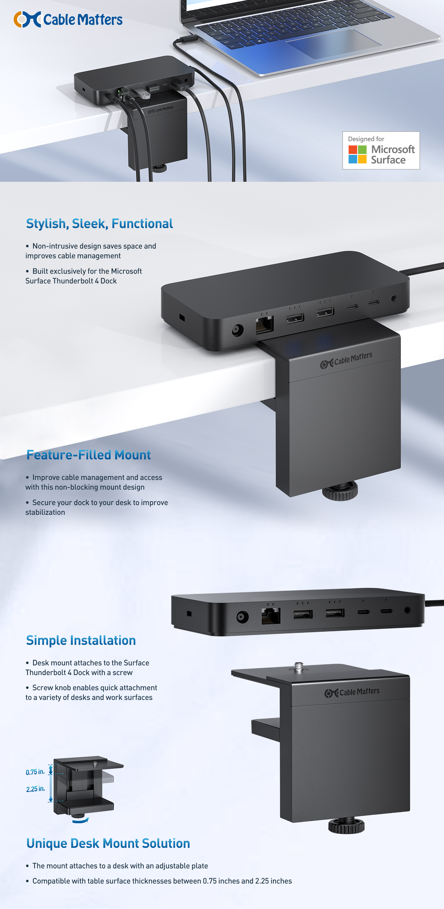 Surface Thunderbolt™ 4 Dock