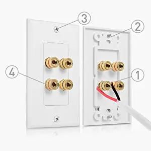 Speaker Wall Plate Instructions