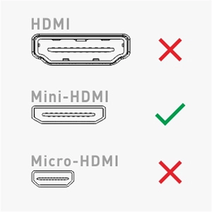  HDMI to Mini-HDMI Adapter