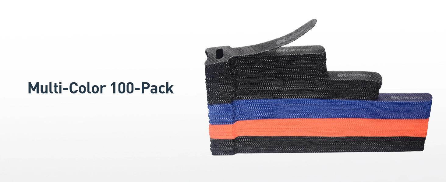 Hook-and-Loop Reusable Cable Ties