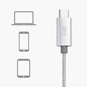 Premium Braided USB C to 3.5mm Headphone Adapter