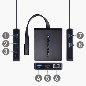  USB-C Multiport Video Adapter with SD Card Reader & PD