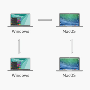 USB-C to USB-A Windows Transfer Cable…