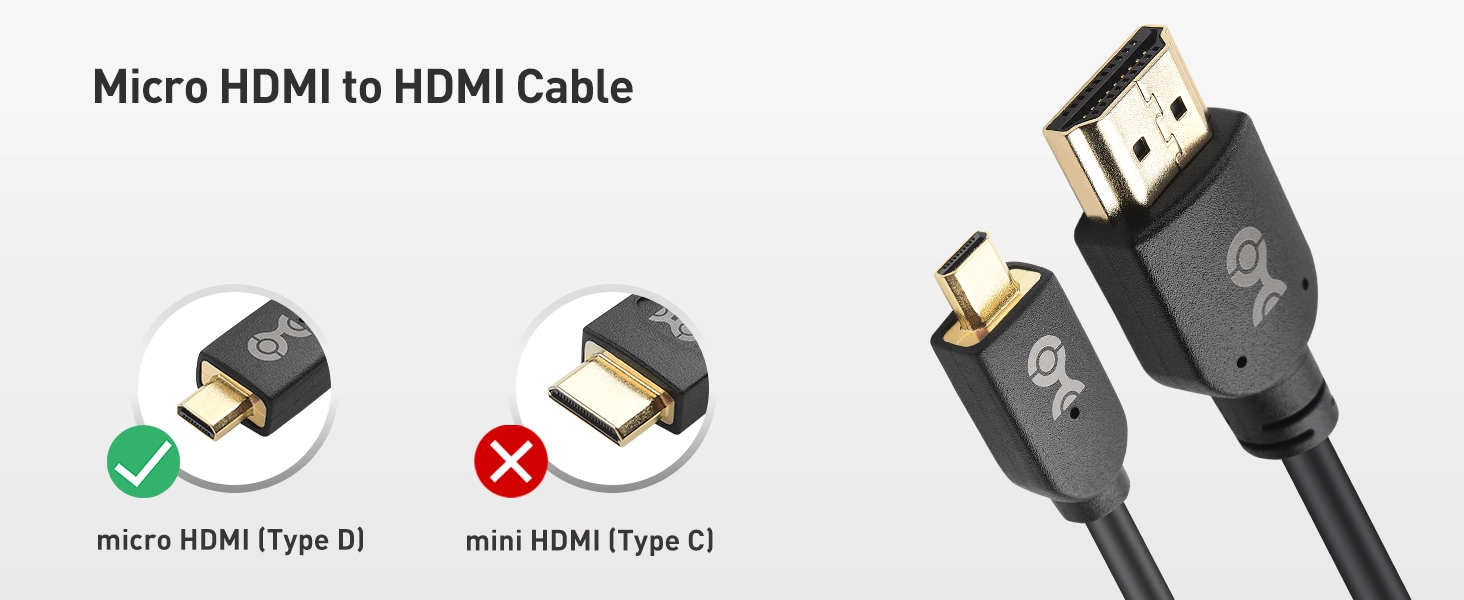 Coiled 8K Micro HDMI to HDMI Cable