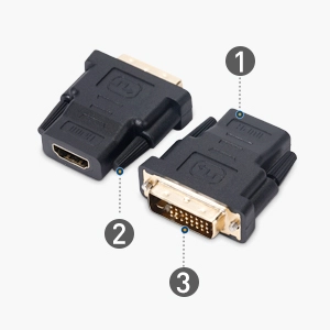 Bi-Directional HDMI-DVI Adapter